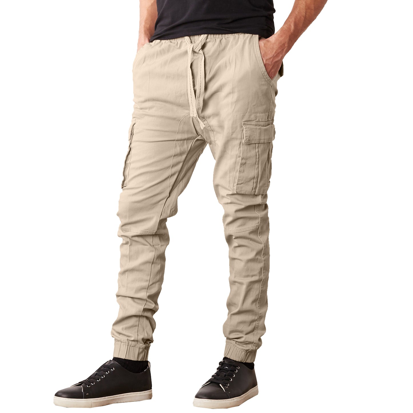 Men's Super Flex Stretch Cargo Jogger Pants (Sizes S-2XL)