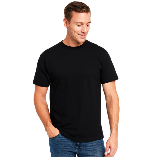 3-Pack Men's Short Sleeve Crew Neck Cotton Teen (Sizes, M - 3XL)