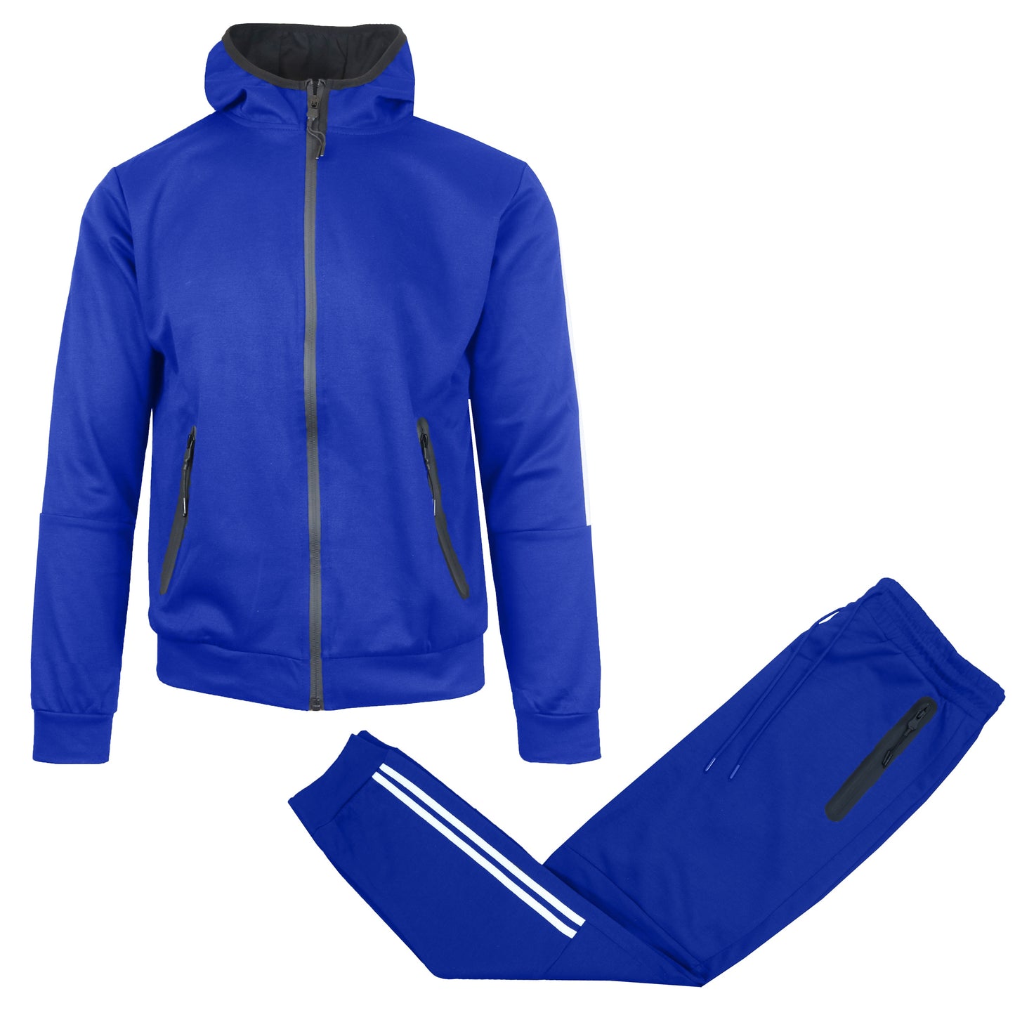 Men's Tech Fleece Full Zip Tracksuits 2 Piece Sets Athletic Jogging Outfit (S-3XL)
