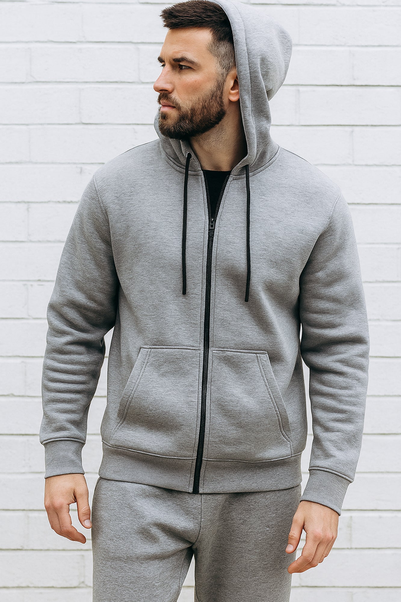 3-Pack Men’s Fleece-Lined Full-Zip Hoodie (S-3XL)