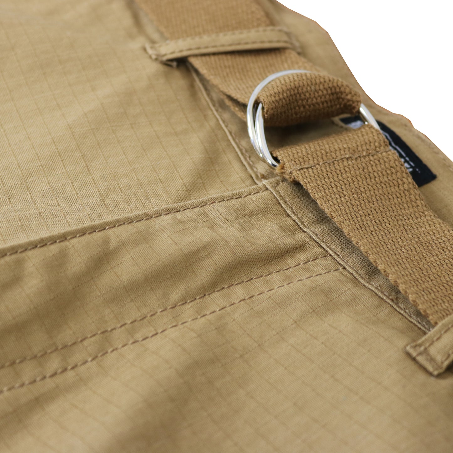 2-Pack Men's Cotton Stretch Ripstop Cargo Shorts With Belt