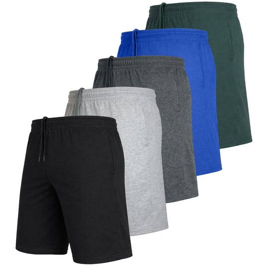 5-Pack Women's Loose Fit Cotton Blend Lounge Shorts