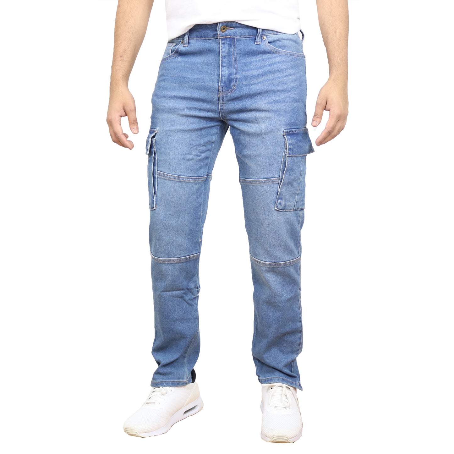 Men's Modern Fit Stretch Cargo Pocket Flex Jeans