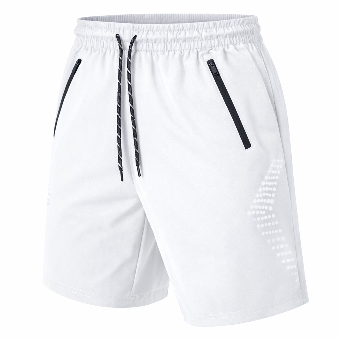 Men's Performance Training Shorts With Zipper Pockets (Sizes: S to 2XL)