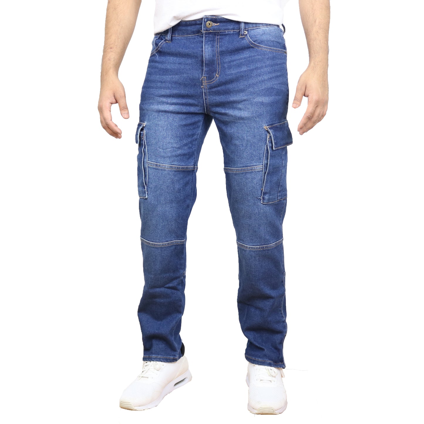 Men's Modern Fit Stretch Cargo Pocket Flex Jeans