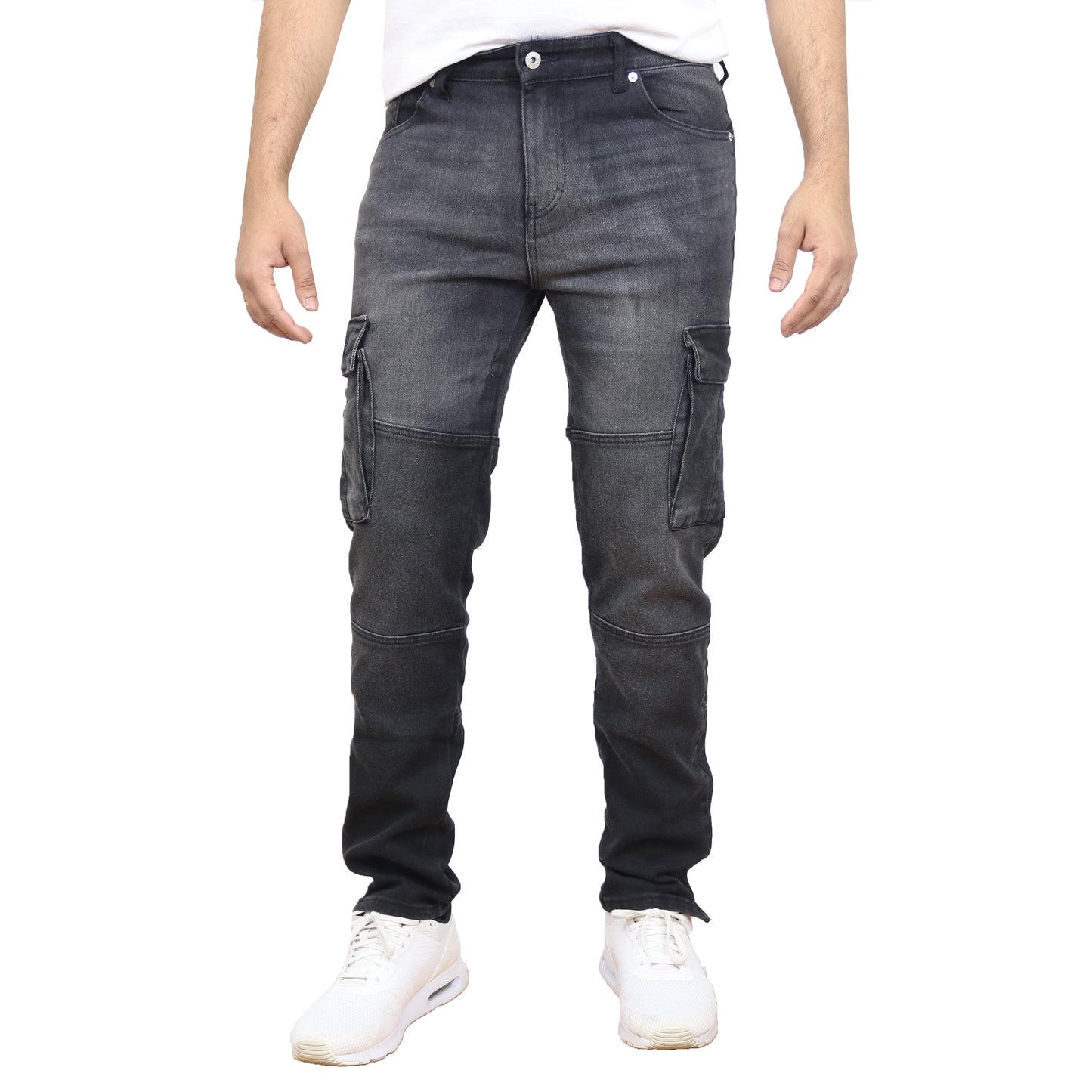 Men's Modern Fit Stretch Cargo Pocket Flex Jeans