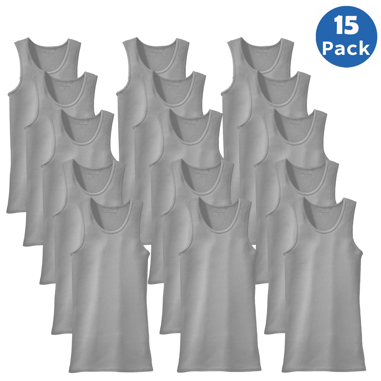 Men’s Ribbed Classic Tank Tops – Soft Cotton Blend (Multipacks)