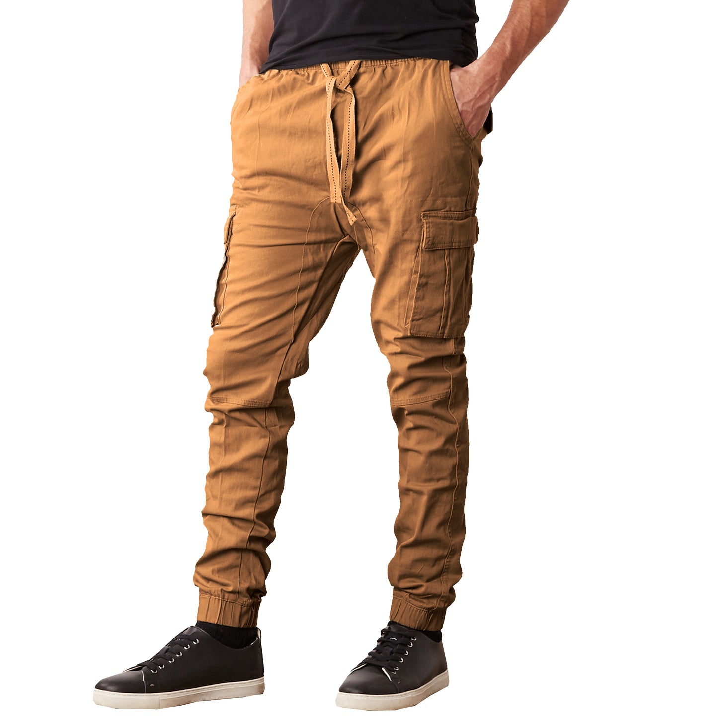 Men's Super Flex Stretch Cargo Jogger Pants (Sizes S-2XL)