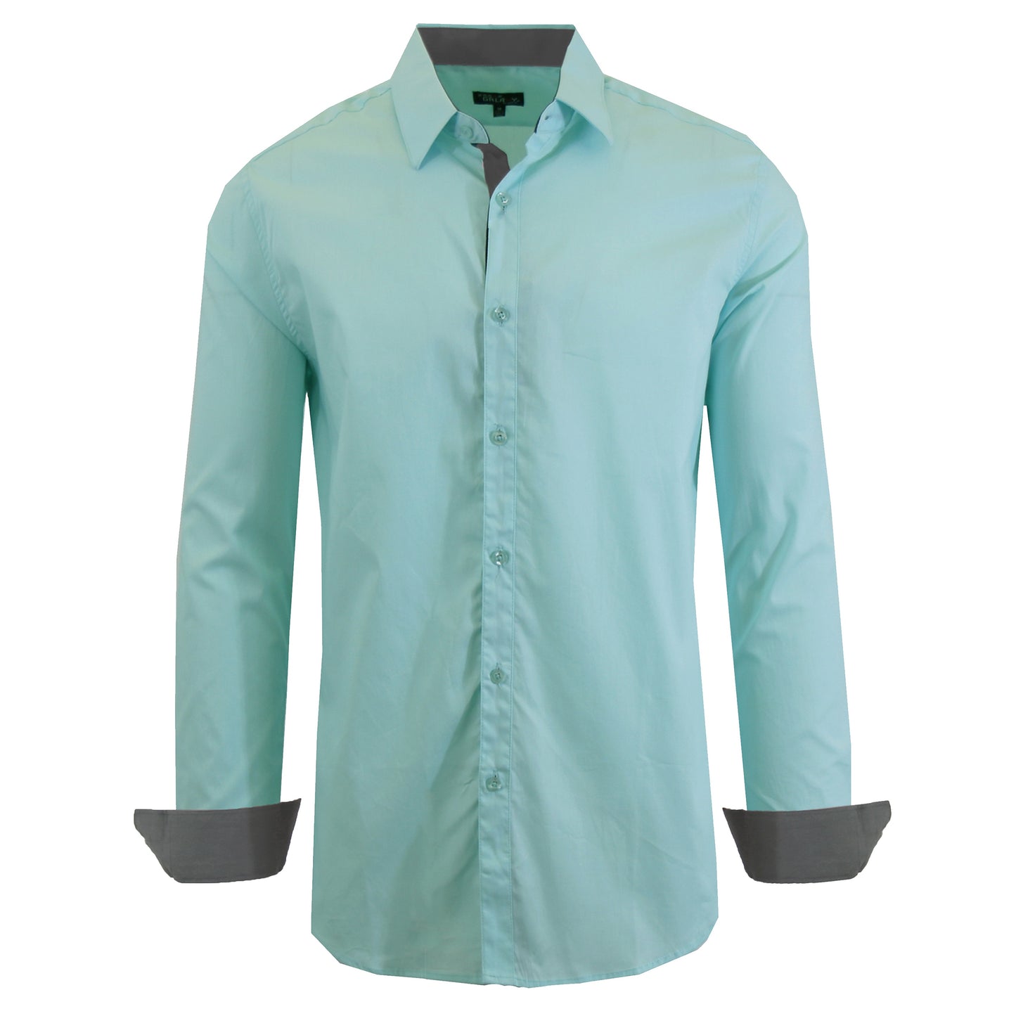 Men's Long Sleeve Solid Dress Shirts - Slim-Fit, Comfortable & Versatile for Everyday & Formal Wear (S-2XL)