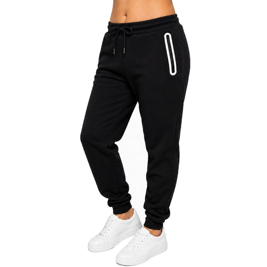 Women's Loose-Fit Fleece-Lined Jogger With Heat Seal Zipper Side Pockets