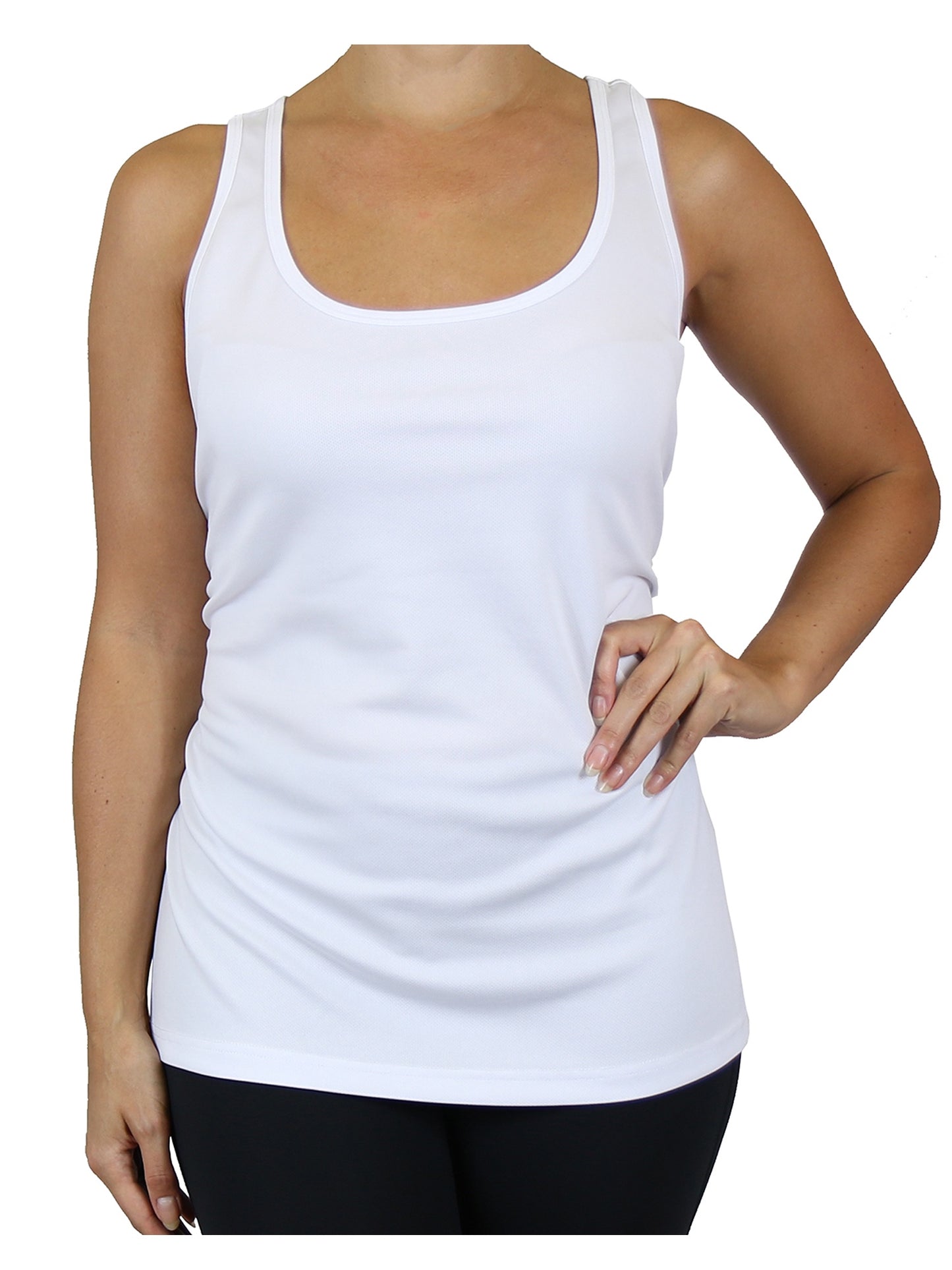 Womens Moisture Wicking Racerback Tanks