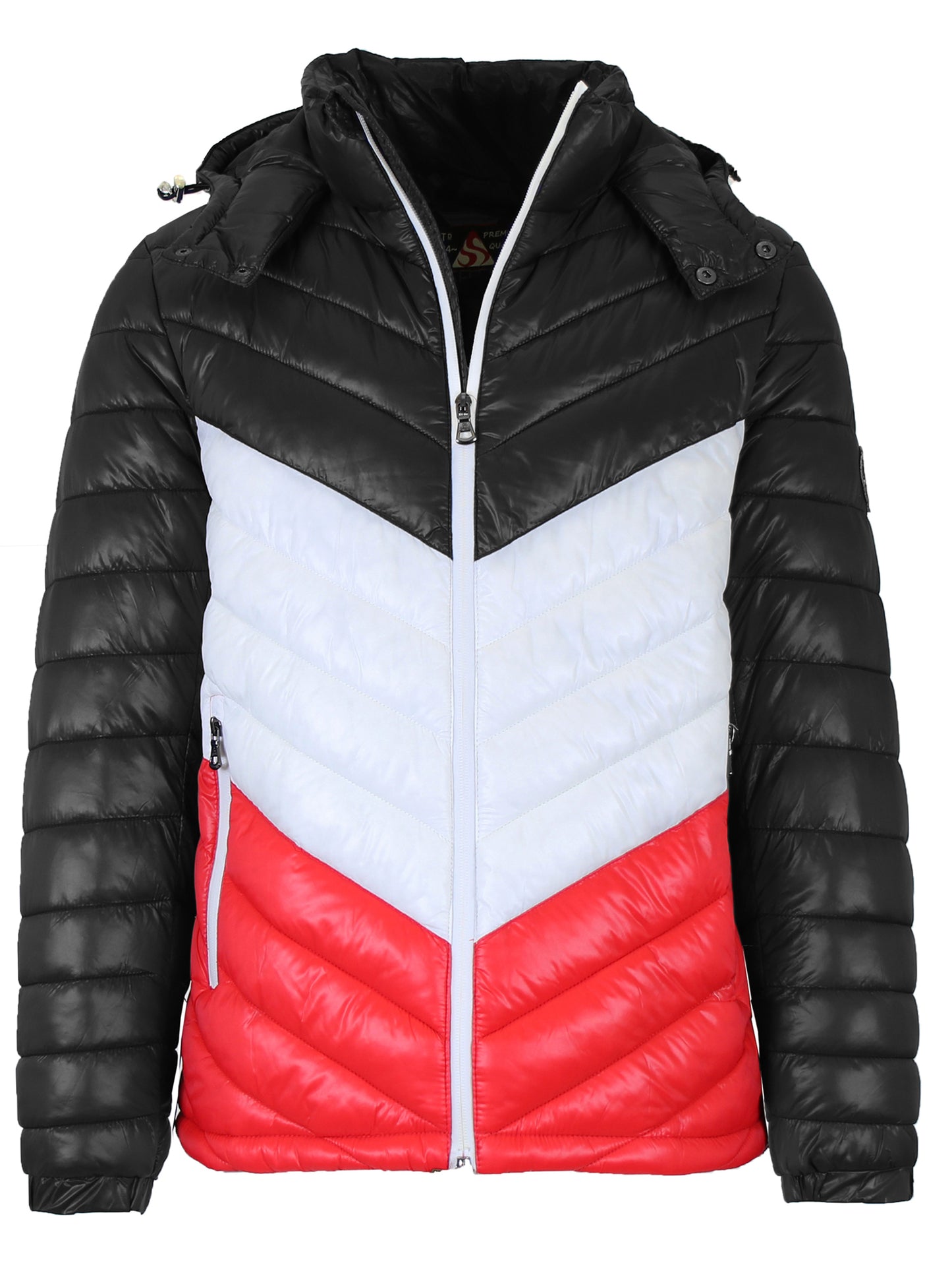 Men's Heavyweight Quilted Hooded Puffer Bubble Jacket (Sizes, S to 2XL)