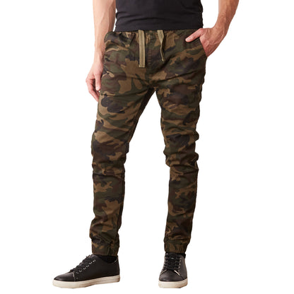 Men’s Slim-Fit Twill Jogger Pants