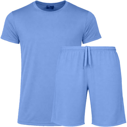 2-Piece Men's Poly Tech Lounge Top & Bottom Set (Sizes S - 3XL)