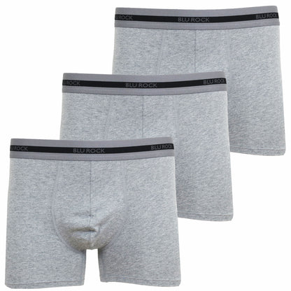 Men's Cotton Stretch Boxer Briefs – Soft, Flexible & Moisture-Wicking Underwear