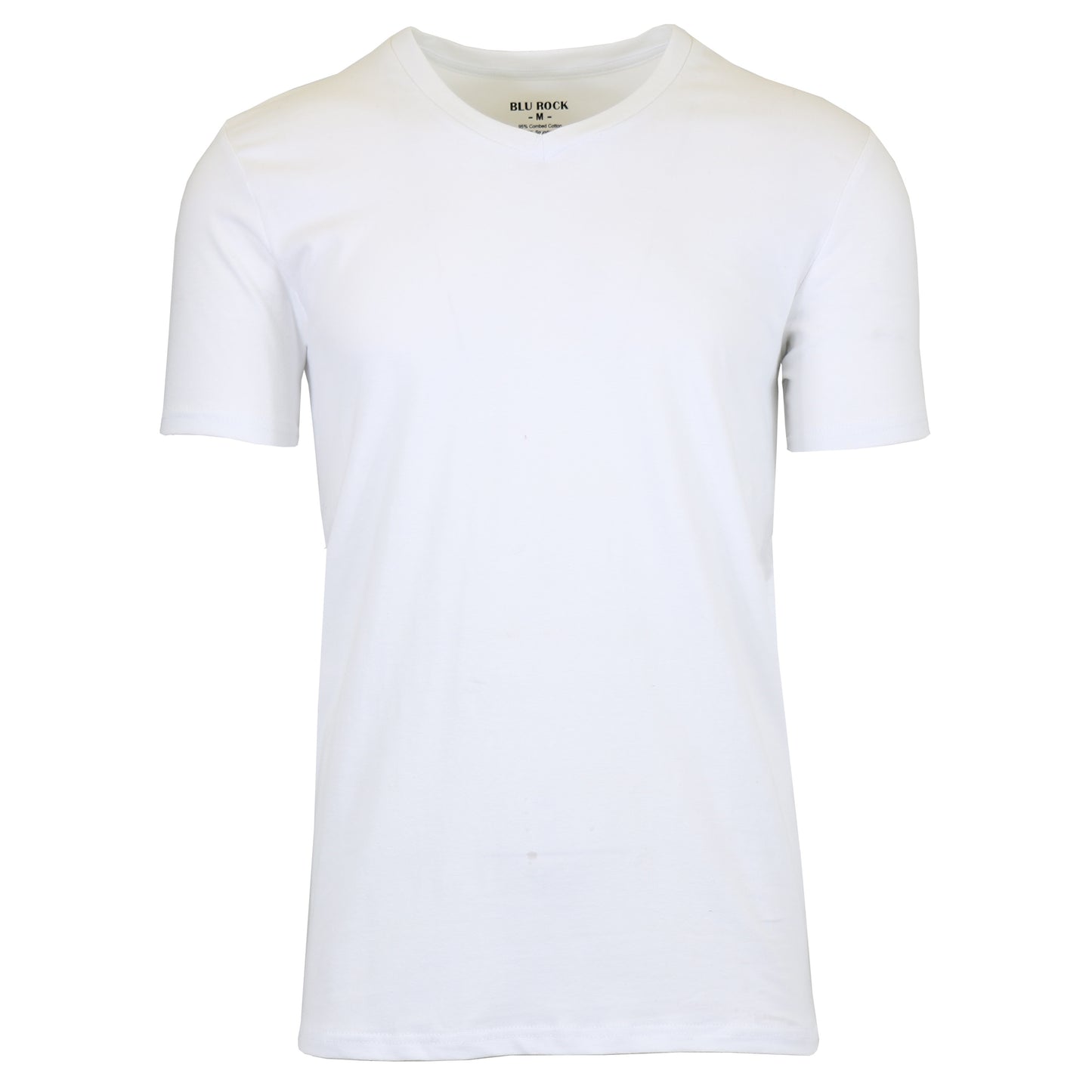 Men's Short Sleeve V-Neck Cotton - Stretch Tees