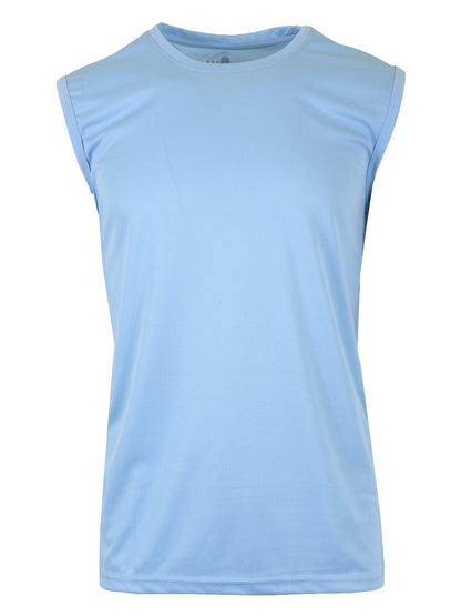 Men's Performance Moisture Wicking Active Short Sleeve & Muscle Tee
