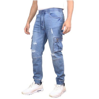 Men’s Stretch Cargo Carpenter Jean Jogger (Sizes, S to 3XL)