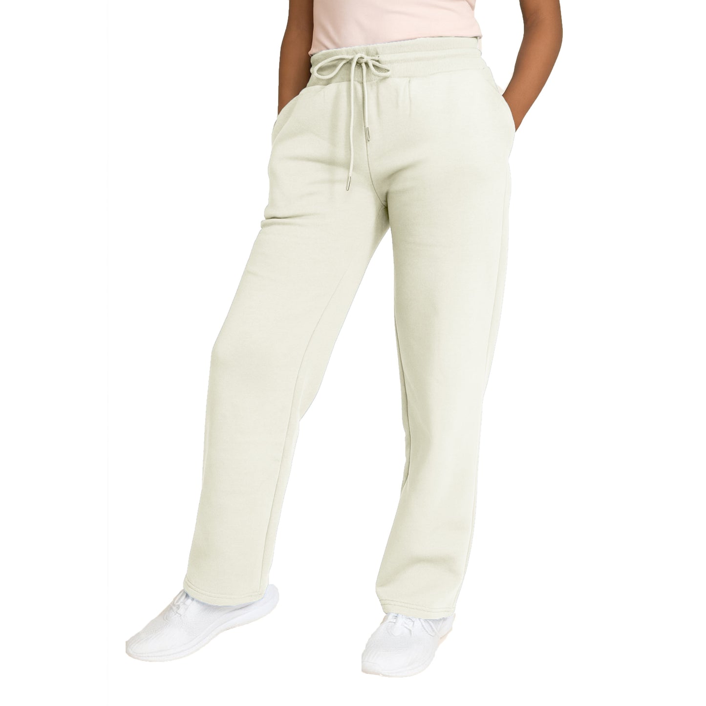 Women's Heavyweight Wide Leg Loose-Fit Fleece-Lined Sweatpants