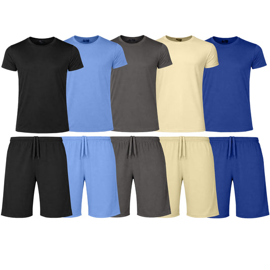 2-Piece Men's Poly Tech Lounge Top & Bottom Set (Sizes S - 3XL)