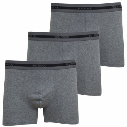 Men's Cotton Stretch Boxer Briefs – Soft, Flexible & Moisture-Wicking Underwear