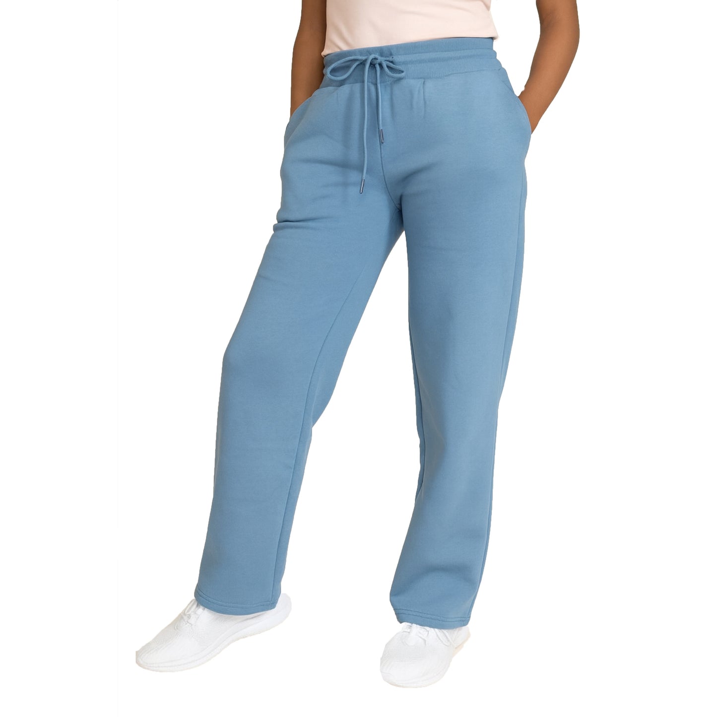 Women's Heavyweight Wide Leg Loose-Fit Fleece-Lined Sweatpants