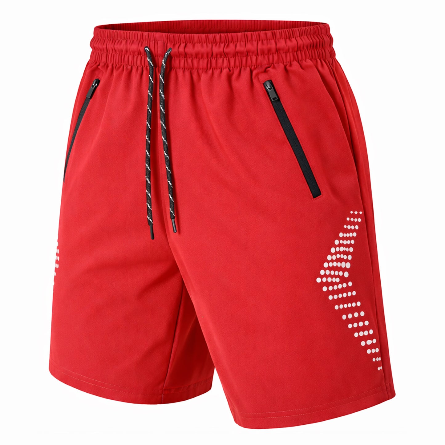 Men's Performance Training Shorts With Zipper Pockets (Sizes: S to 2XL)