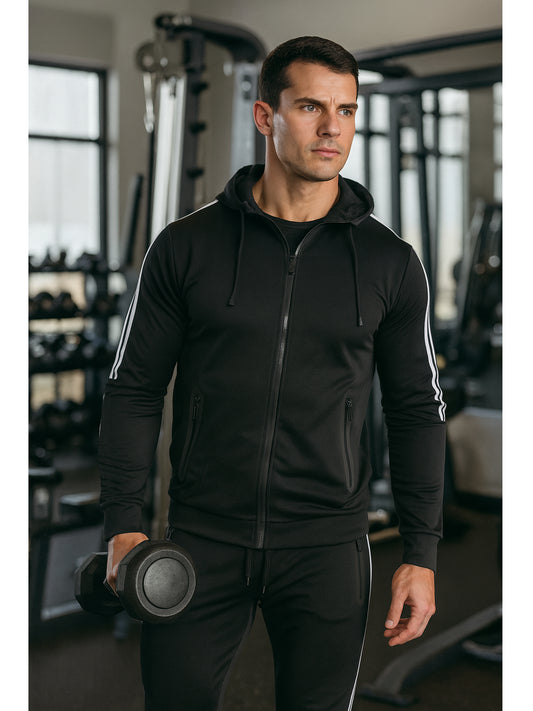 Men's Tech Fleece Full Zip Tracksuits 2 Piece Sets Athletic Jogging Outfit (S-3XL)