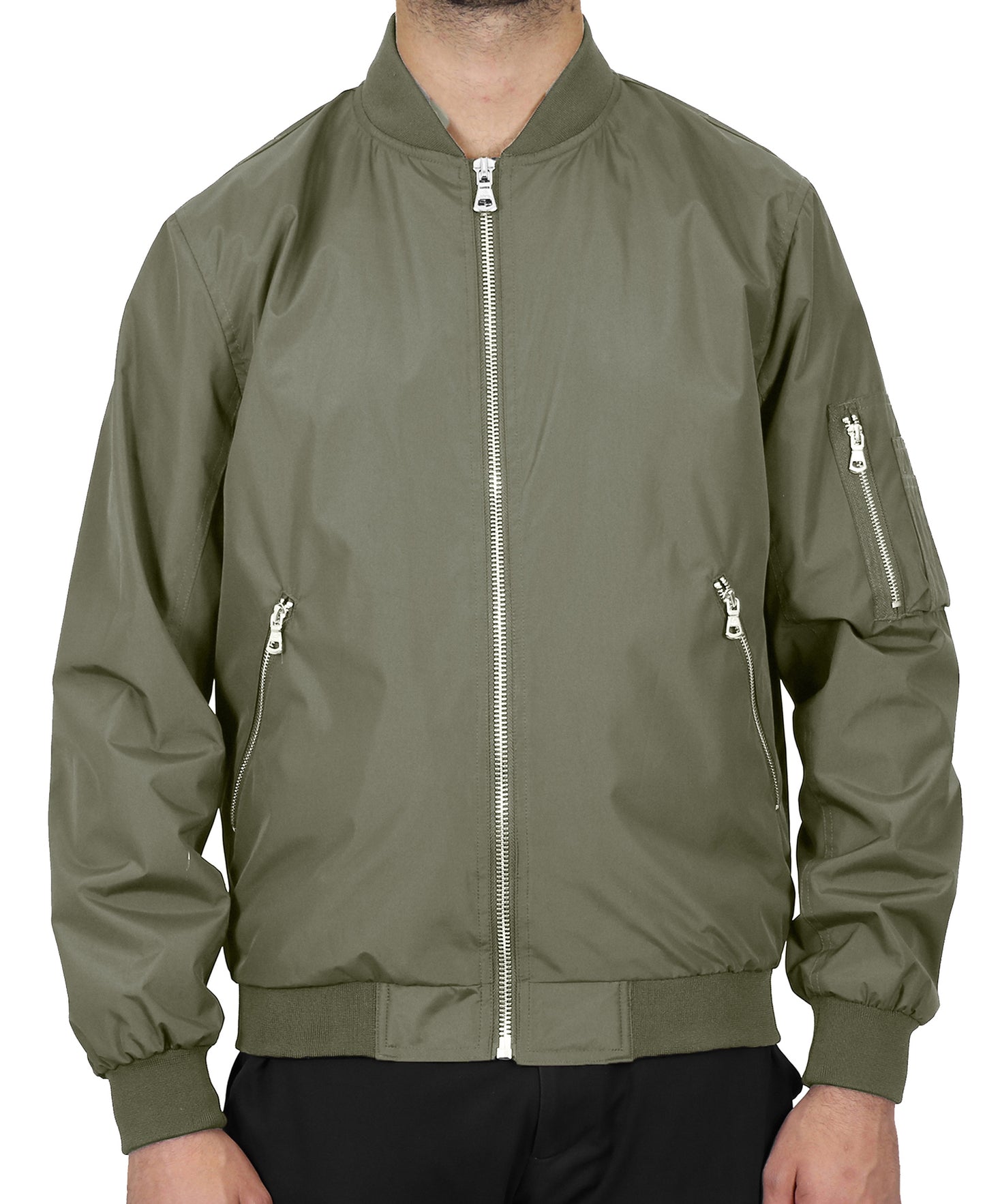 Men's Lightweight MA-1 Bomber Jacket (S-3XL)
