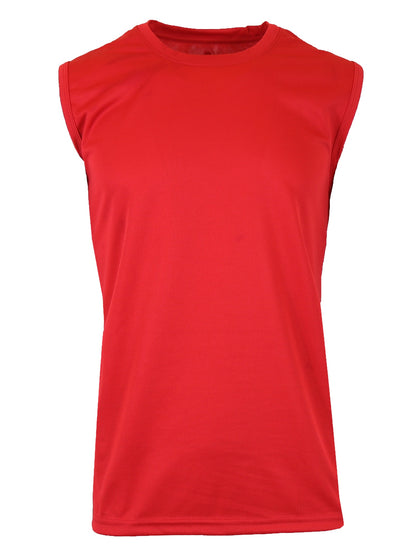 Men's Performance Moisture Wicking Active Short Sleeve & Muscle Tee