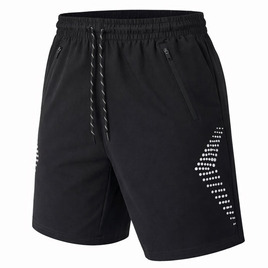 Men's Performance Training Shorts With Zipper Pockets (Sizes: S to 2XL)