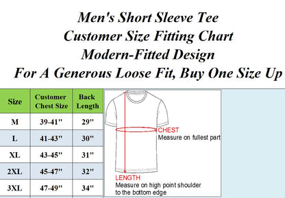 3-Pack Men's Short Sleeve Crew Neck Cotton Teen (Sizes, M - 3XL)