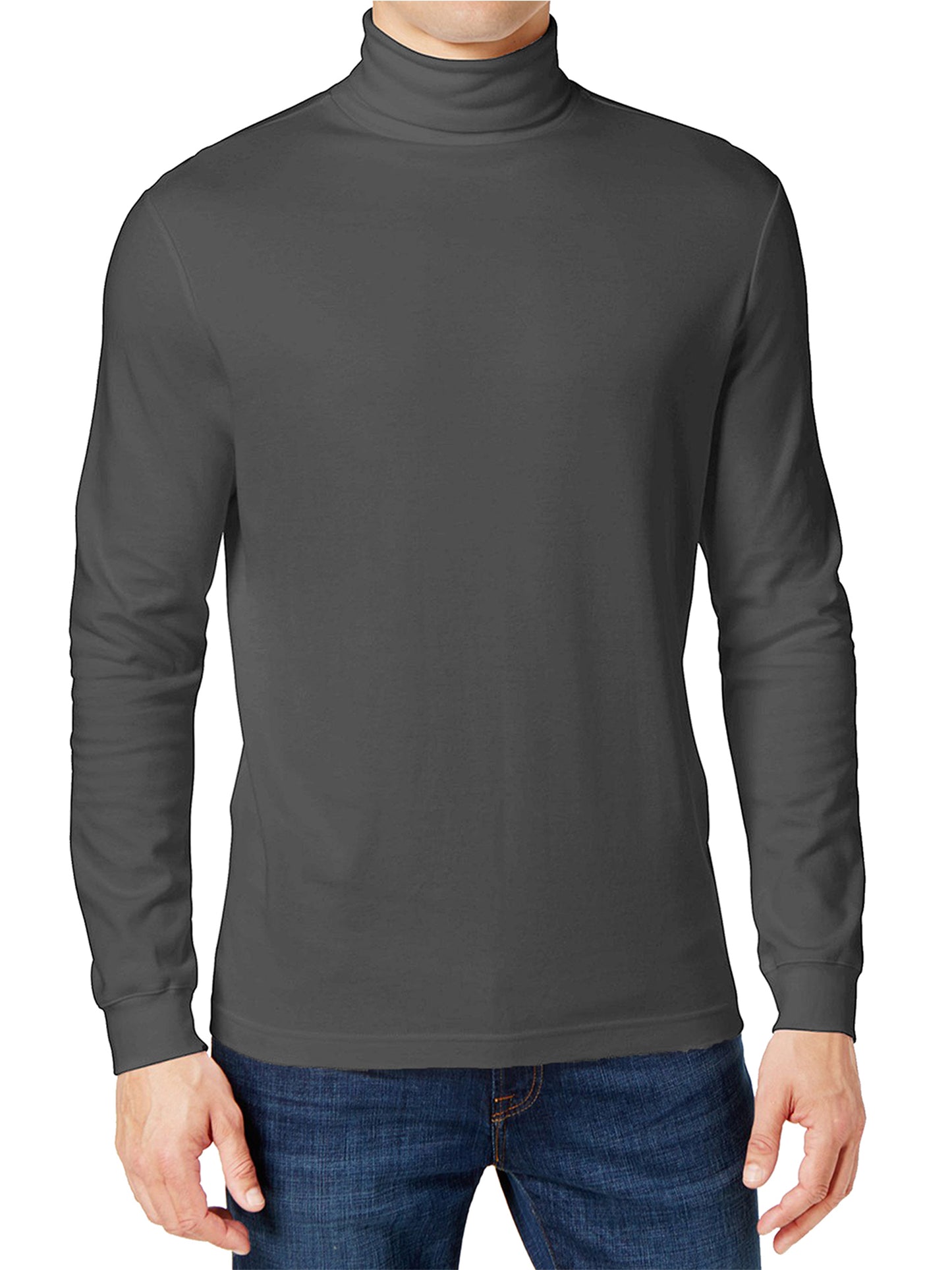 Men's Long Sleeve Turtle Neck T-Shirt (Sizes, S to 2XL)