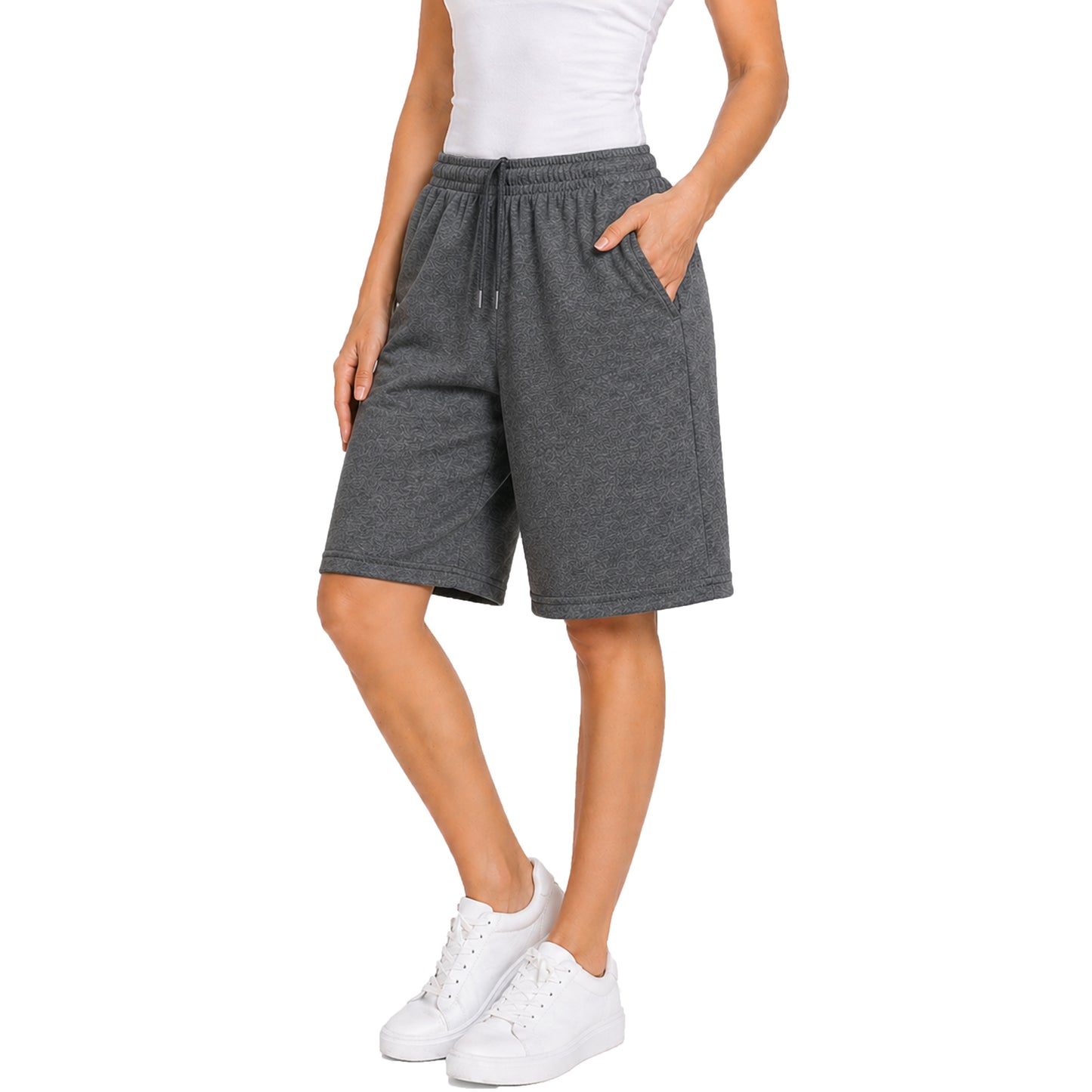 Women's Loose Fit Cotton Blend Lounge Shorts