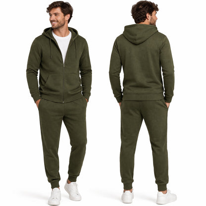Men's French Terry Hoodie & Jogger Set (Sizes, S - 3XL)
