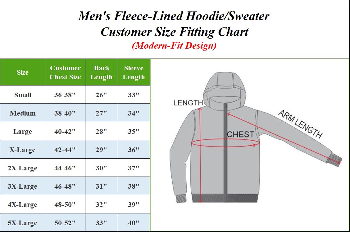 3-Pack Men's Fleece-Lined Pullover Hoodie (Sizes, S-5XL)