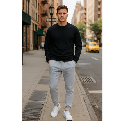 3-Pack Mens Slim Fit Fleece Jogger Sweatpants (S-2XL)