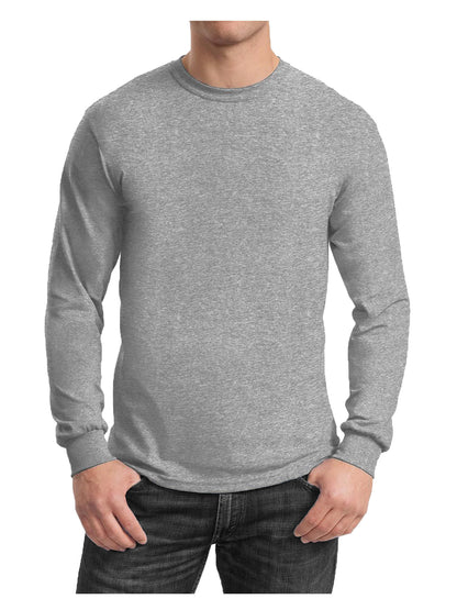 Men's Long Sleeve Crew Neck Tee (S-2XL)