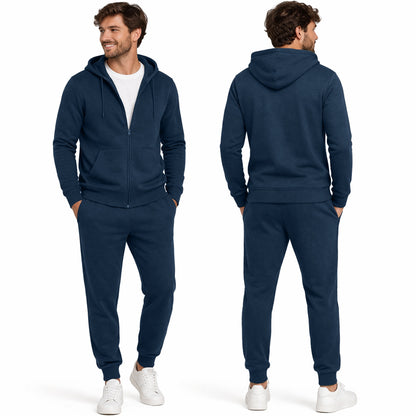 Men's French Terry Hoodie & Jogger Set (Sizes, S - 3XL)