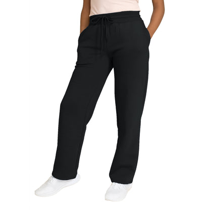 Women's Heavyweight Wide Leg Loose-Fit Fleece-Lined Sweatpants