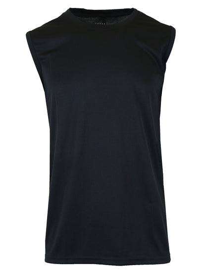 Men's Performance Moisture Wicking Active Short Sleeve & Muscle Tee