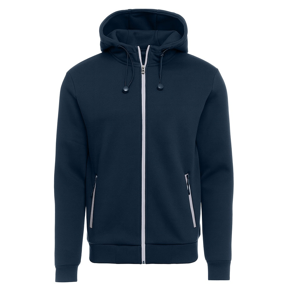 Men's Heavyweight Sherpa Fleece-Lined Full Zip Classic Tech Hoodie