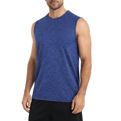 Men's Moisture Wicking Performance Sleeveless Muscle Tee (S - 3XL)