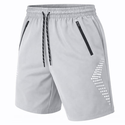 Men's Performance Training Shorts With Zipper Pockets (Sizes: S to 2XL)
