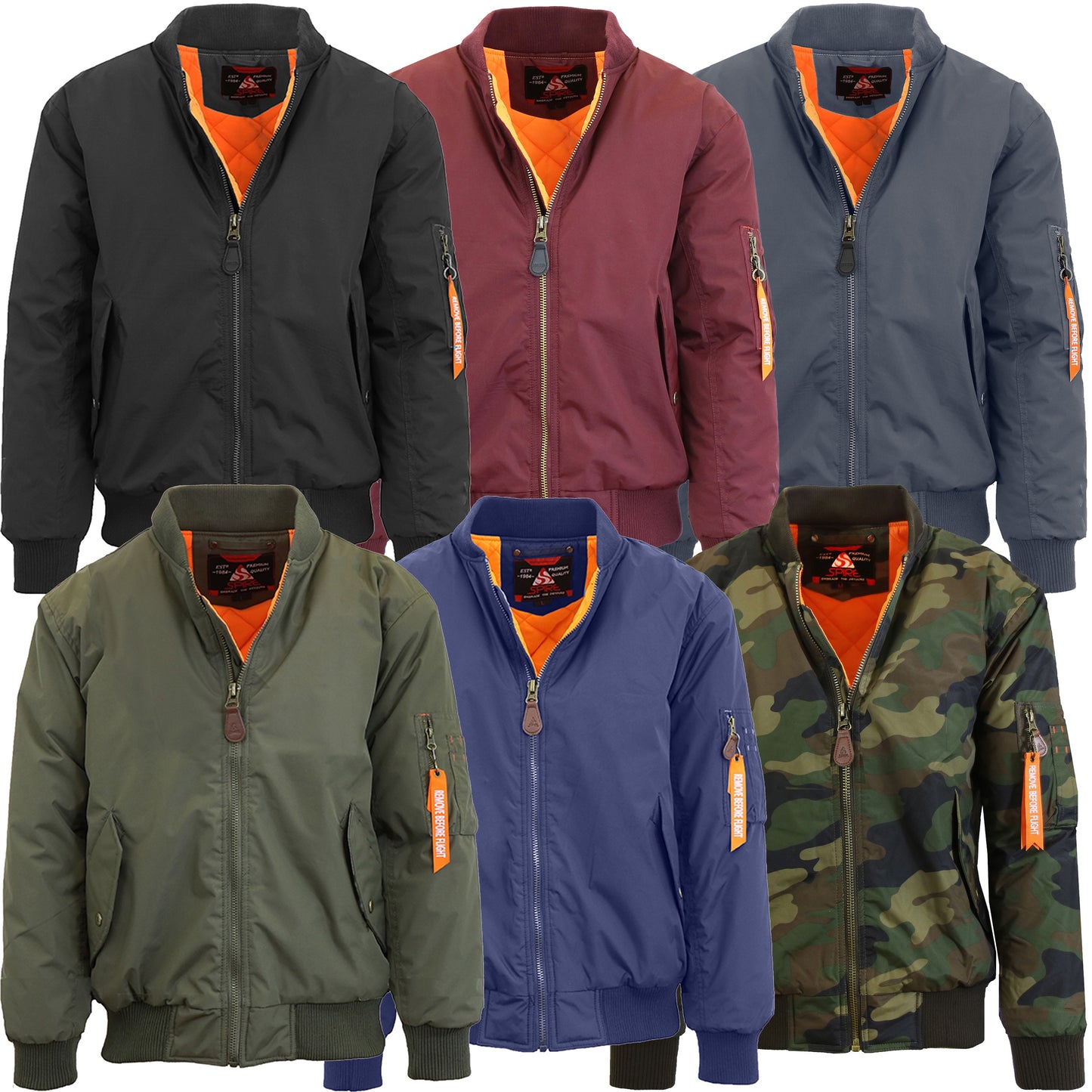 Men's Heavyweight MA-1 Bomber Flight Jacket (S-5XL)