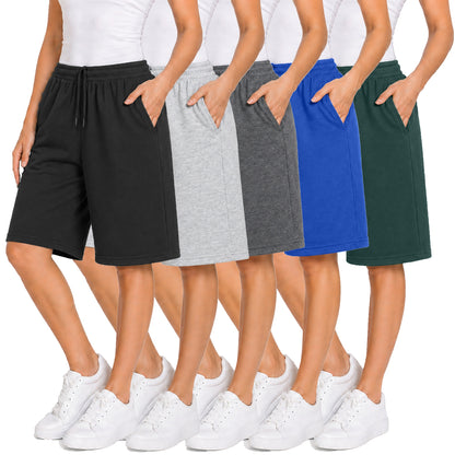 Women's Loose Fit Cotton Blend Lounge Shorts