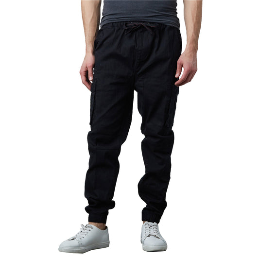 Men's Cotton Flex Stretch Cargo Jogger Pants (Sizes: S-2XL)