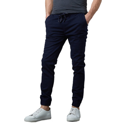 Men’s Slim-Fit Twill Jogger Pants