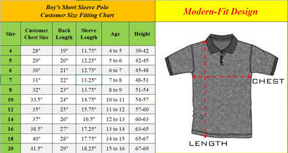 5-Pack Boys' Classic School Uniform Polo Shirt – Breathable, Soft Cotton Blend, Tagless & Fade-Resistant (4-20)