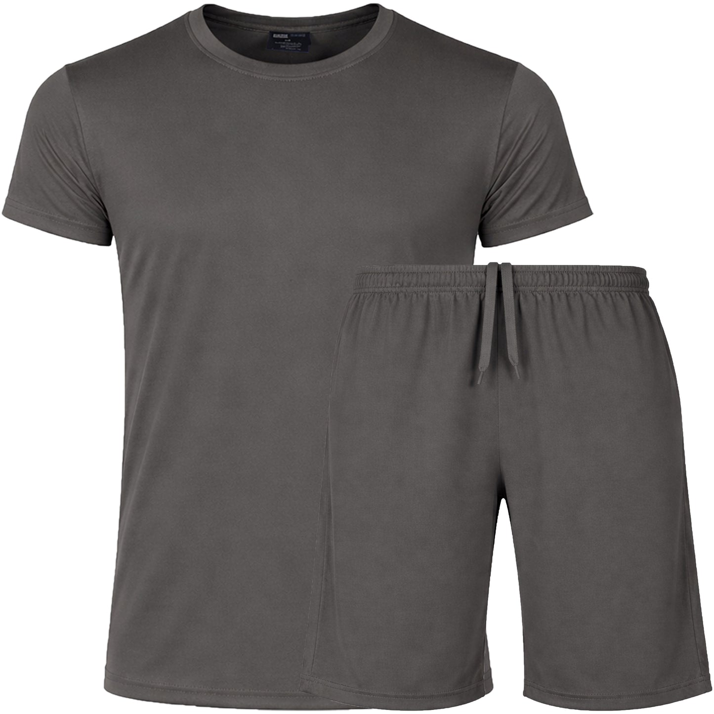 2-Piece Men's Poly Tech Lounge Top & Bottom Set (Sizes S - 3XL)